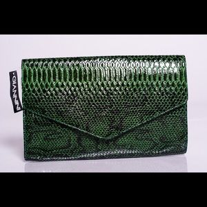 Giannini faux snakeskin handbag